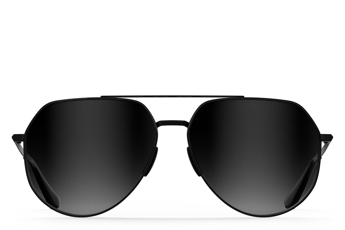 Tangle Free Aviator Hex - Black Fade Polarized