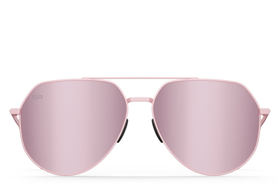 Tangle Free Aviator Hex - Rose Polarized