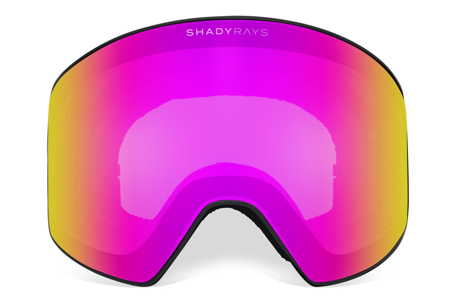 Frontier Snow Goggle Lens - Neon Pink