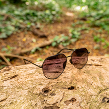 Tangle Free Aviator Hex - Black Fade Polarized